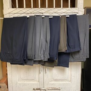 Men’s Dress Pants 8 Pair Hart Schaffner  Marx